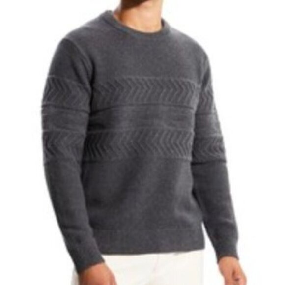 Theory Jimmy Wool Cashmere Sweater In Pestle Grey Size M - Picture 2 of 7